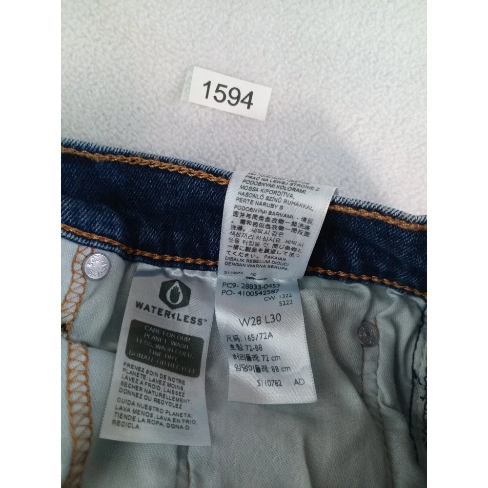 Levis 512 Slim Taper Jeans Mens 28x30 Medium Wash Stretch Denim Pants